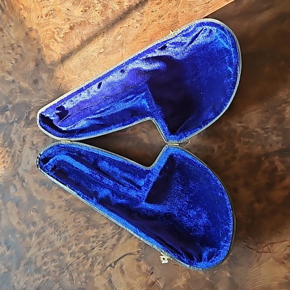 Meershaum Pipe Case Leather Vintage Large w Lined Interior - Picture 2 of 10